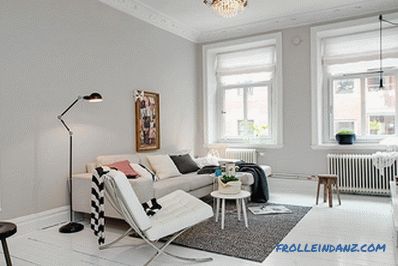 Scandinavian style living room interior