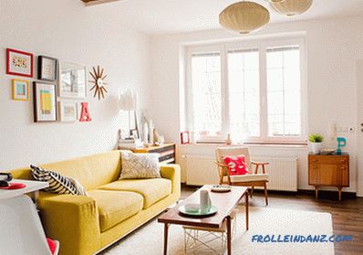 Scandinavian style living room interior