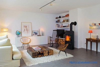 Scandinavian style living room interior