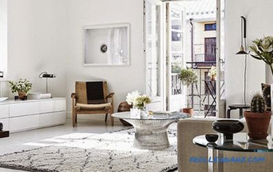 Scandinavian style living room interior