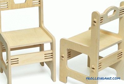 How to make a highchair: assembly procedure