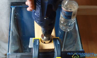How to drill a hole in the glass + Photos and Videos