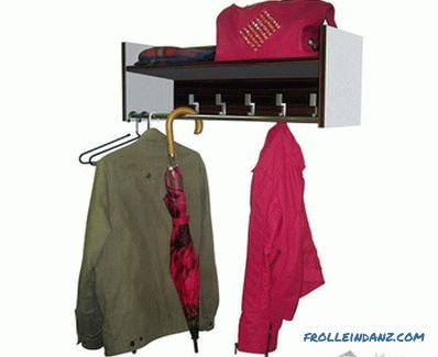Wall hanger with your own hands - how to make a hanger for clothes in the hallway of wood (+ photos)