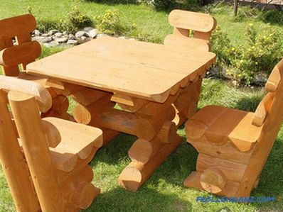 Garden furniture with their own hands from wood, pallets + photos, drawings, diagrams