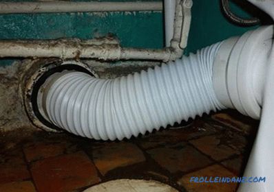 How to install the corrugation on the toilet