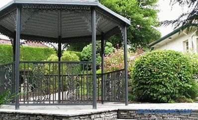 Hex gazebo with his own hands - how to make a hex gazebo + photos, schemes