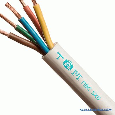 Types of cables and wires - their purpose and characteristics