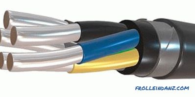 Types of cables and wires - their purpose and characteristics