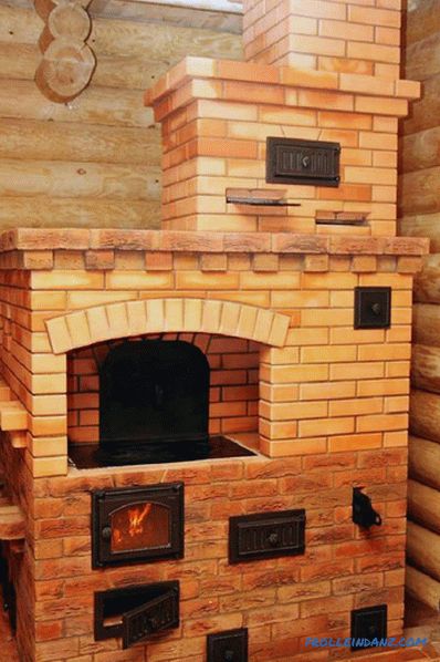How to lay the furnace at the cottage of bricks