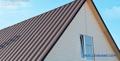 How to cover the roof with iron - installation of metal roof + photo