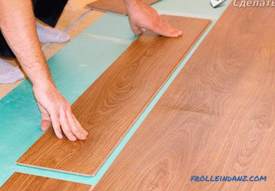 Laying laminate on uneven floors