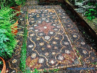 Arrangement of garden paths - varieties, features and installation