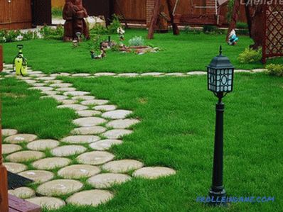 Arrangement of garden paths - varieties, features and installation