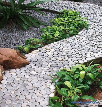 Arrangement of garden paths - varieties, features and installation