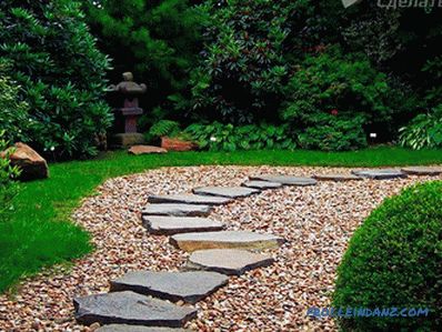 Arrangement of garden paths - varieties, features and installation