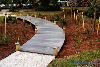 Arrangement of garden paths - varieties, features and installation