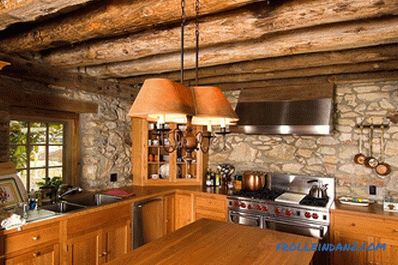 Stone in the interior of the kitchen - the idea of ​​finishing the kitchen with decorative stone