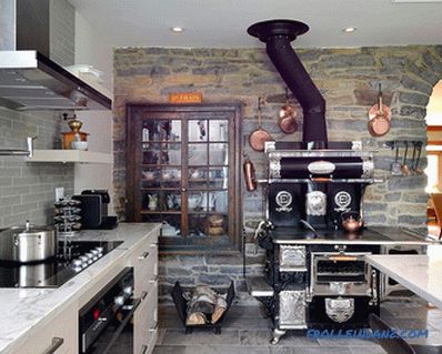 Stone in the interior of the kitchen - the idea of ​​finishing the kitchen with decorative stone