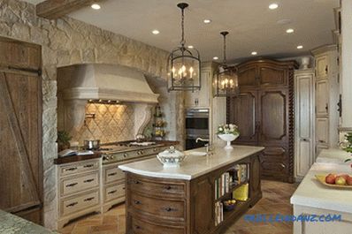 Stone in the interior of the kitchen - the idea of ​​finishing the kitchen with decorative stone