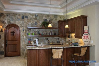 Stone in the interior of the kitchen - the idea of ​​finishing the kitchen with decorative stone