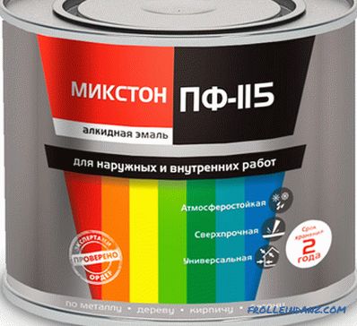 Types of paints for interior and exterior