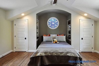 How to make a niche in the bedroom above the bed (+ photos)
