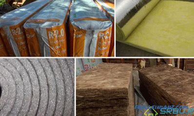 All types of insulation and their characteristics + Photo and Video