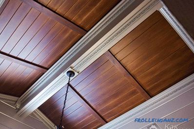 How to trim the ceiling in the house