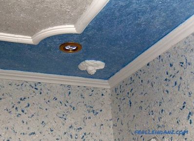 How to trim the ceiling in the house