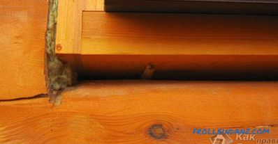 How to insulate a log house - insulation of a log house