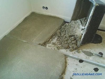 How to fill the floor screed in the apartment