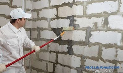 How to plaster the walls of the foam block