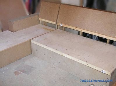 How to make a sofa with your own hands (+ photos, schemes)