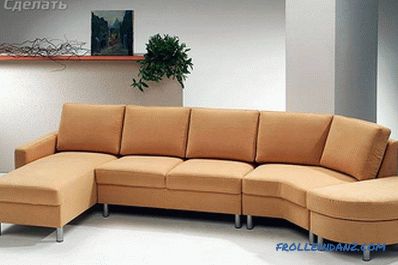 How to make a sofa with your own hands (+ photos, schemes)