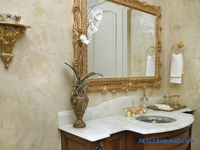 Decorative plaster in the interior - the rules of selection and photo ideas