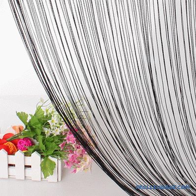 Cotton curtains in the interior - varieties, selection rules, methods of decorating, photo