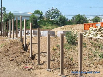 Poles for the fence do it yourself