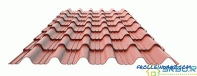 Types of metal roofing, depending on the base, profile and polymer coating + Photo