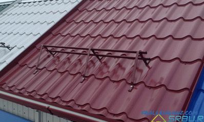 Types of metal roofing, depending on the base, profile and polymer coating + Photo