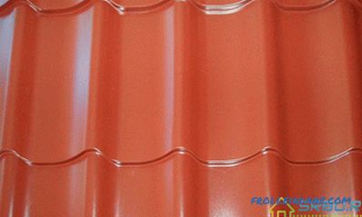 Types of metal roofing, depending on the base, profile and polymer coating + Photo