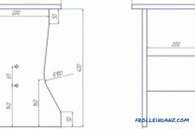 Stool do-it-yourself from chipboard: several stages of work