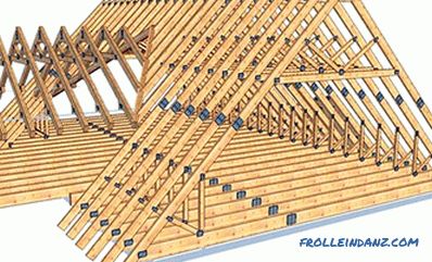 How to install rafters: tools, materials, progress