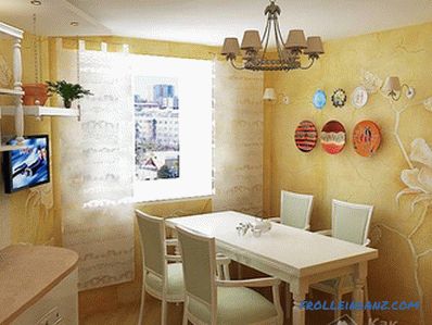 The design of the walls in the kitchen - in detail about the design of the kitchen wall + photo