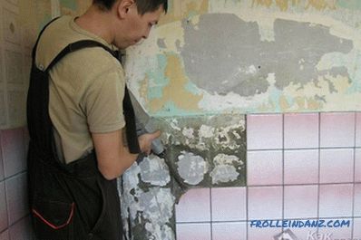 How to remove tiles from the wall