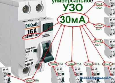 How to connect the RCD - wiring diagram