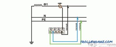 How to connect the RCD - wiring diagram