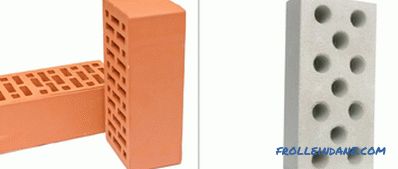 Types of bricks - we arrange everything in shelves + Photo