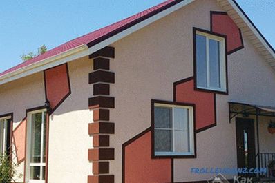Do-it-yourself house facade decoration