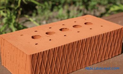 Ceramic brick - technical specifications, dimensions, types, comparisons + Video