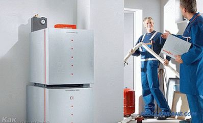 Strapping heating boiler with their own hands